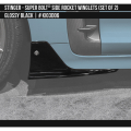 Super Bolt® Side Rocker Winglets Glossy Black