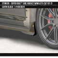 Super Bolt® Side Rocker Winglets Satin Black